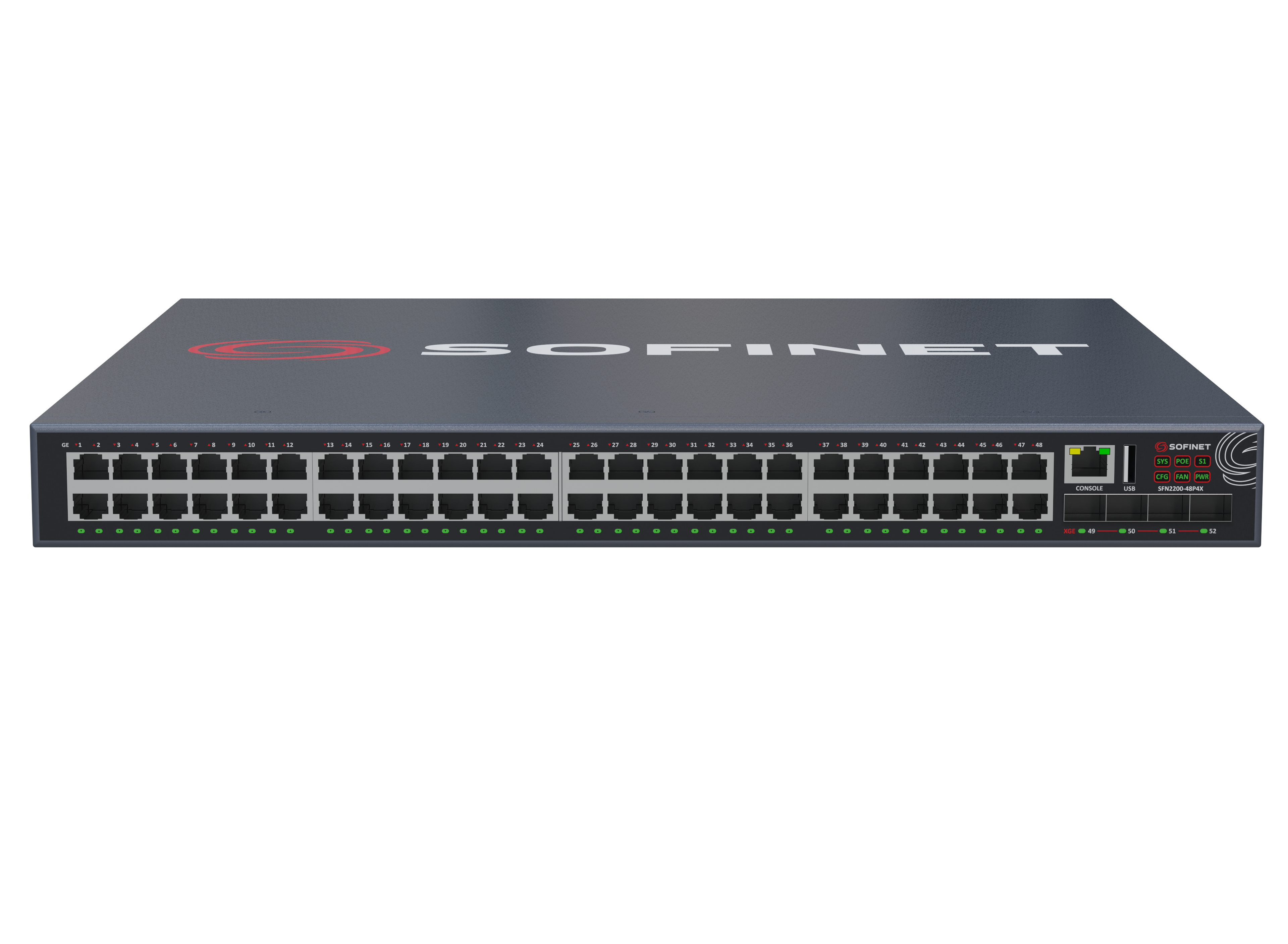 Коммутатор L2+ SOFINET SFN2200-48P4X