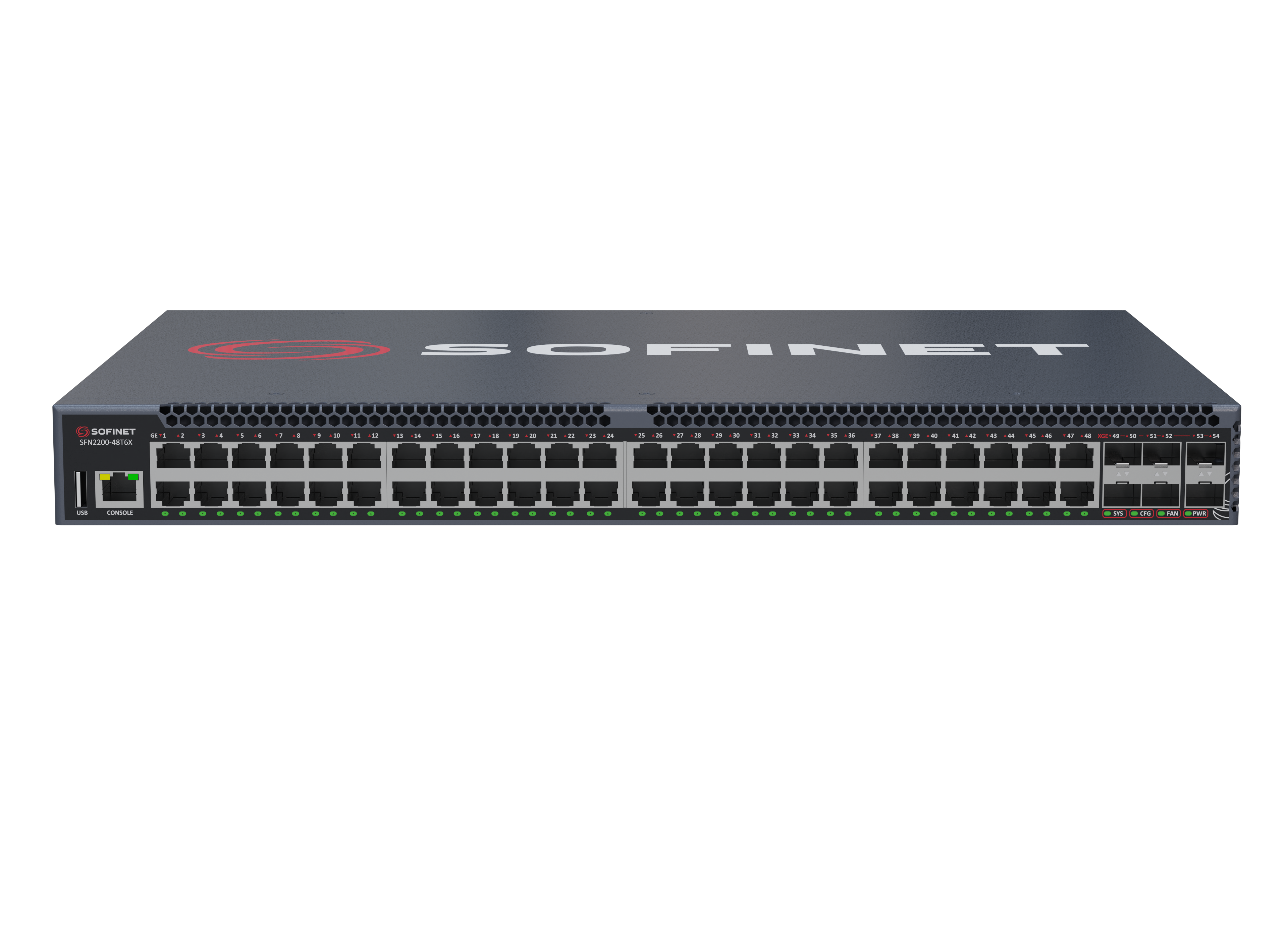 Коммутатор L2+ SOFINET SFN2200-48T6X