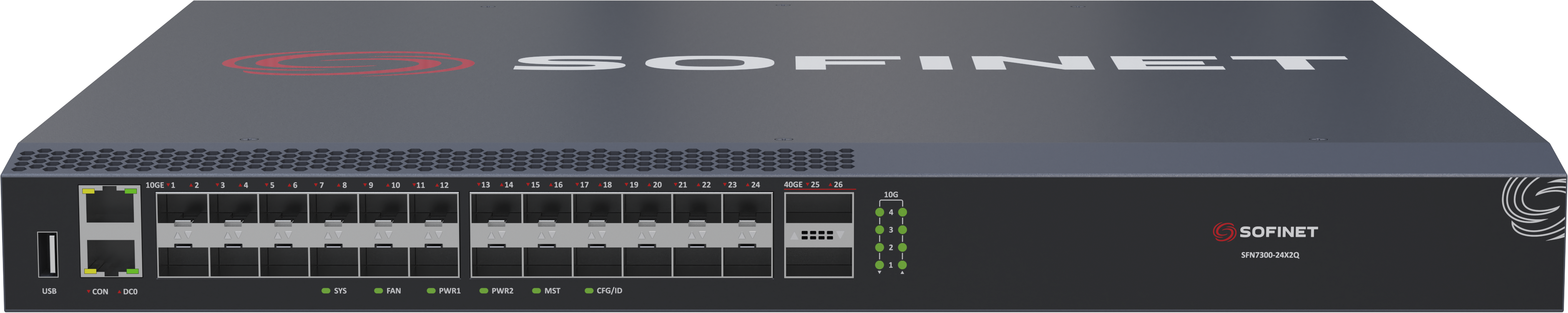 Коммутатор L3 SOFINET SFN7300-24X2Q