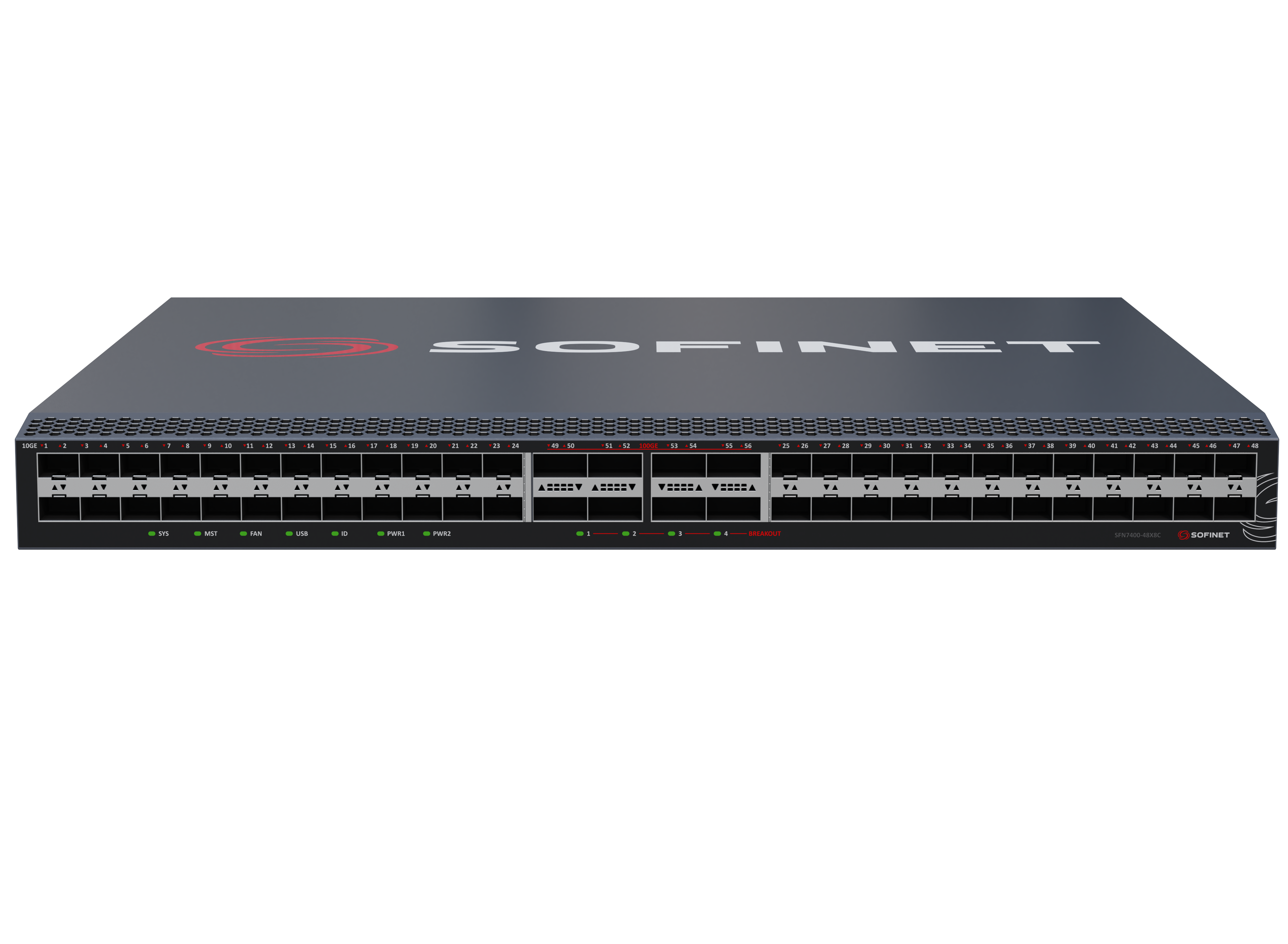 Коммутатор L3 SOFINET SFN7400-48X8C