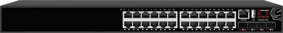 Коммутатор L3 SOFINET SFN3300-24T4X-2AC