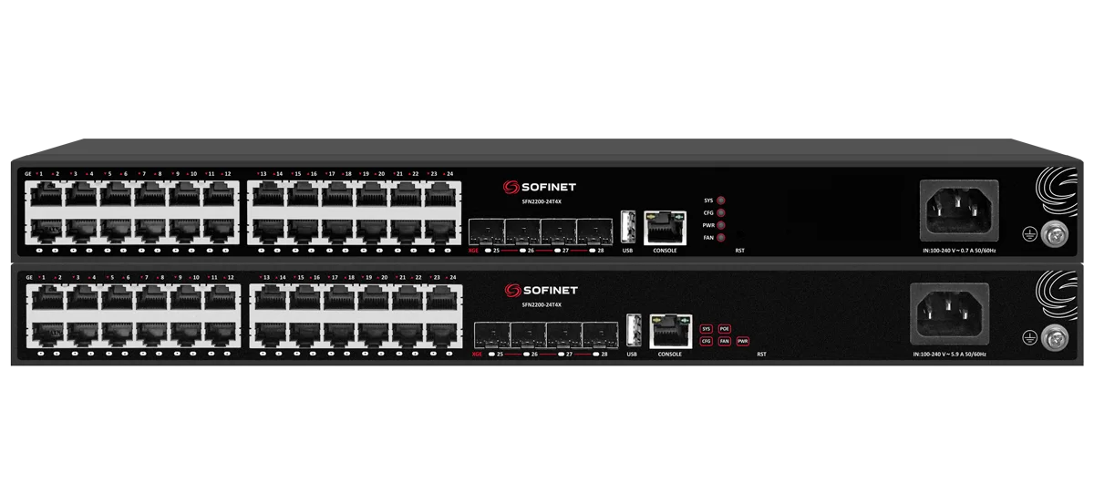 Коммутаторы SOFINET серии SFN2200